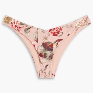 Zimmerman Floral-print low-rise briefs bikini bottom